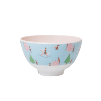 Christmas Elf Print Small Melamine Bowl Rice DK